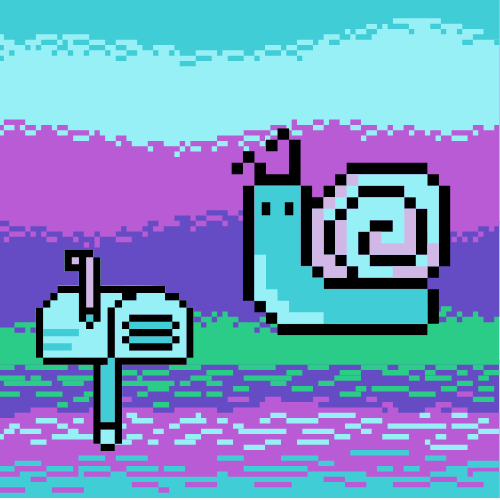 snail and mailbox
